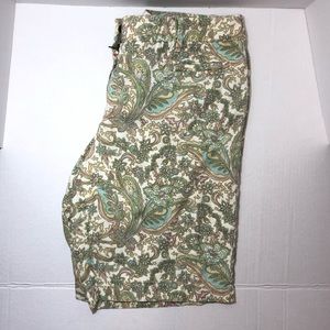 Lands End Floral Walking Shorts